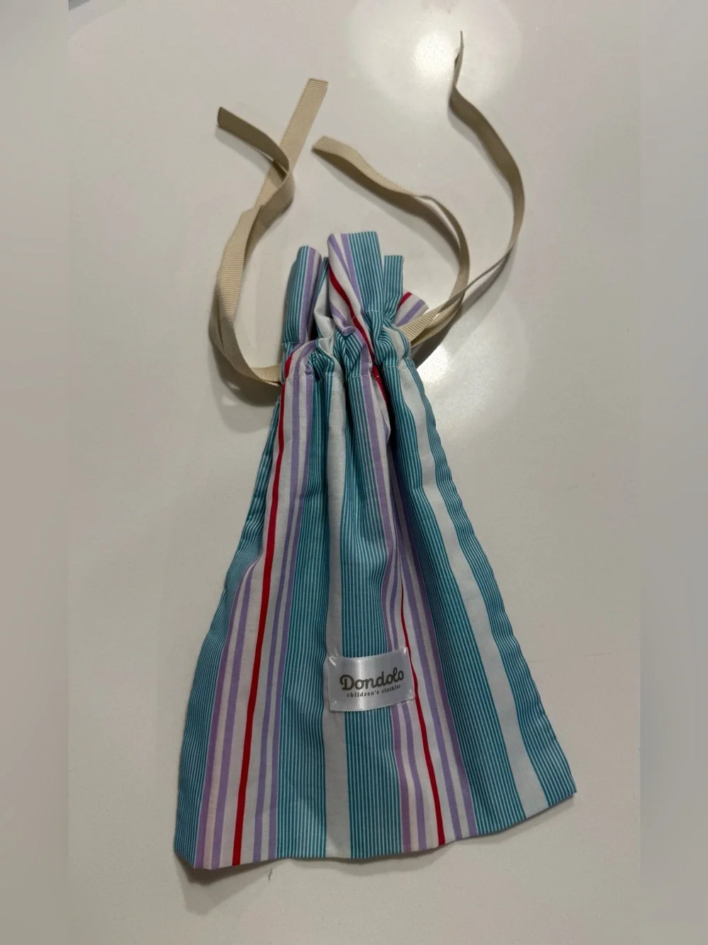 Dondolo Cotton Drawstring Gift Bags Set of 2